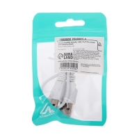 Кабель Luazon, miniUSB - USB, 1 А, 0.5 м, только для зарядки, белый Кабель Luazon, miniUSB - USB, 1 А, 0.5 м, только для зарядки, белый