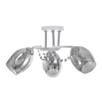 Люстра "Айлин" 3х60вт Е14 Белый,хром 55х55х20см Люстра "Айлин" 3х60вт Е14 Белый,хром 55х55х20см