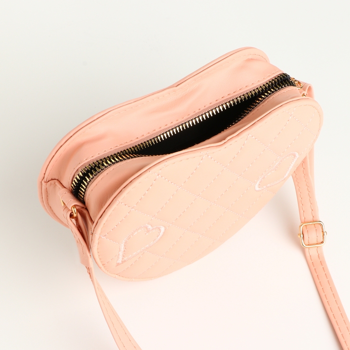 Сумка детская для девочки на молнии &laquo;Выбражулька&raquo;, цвет розовый