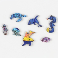 Пазлы деревянные фигурные &laquo;Кит&raquo;, 165 элементов