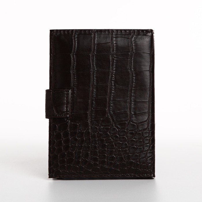 Обложка для документов 2 в 1: автодокументы, паспорт, цвет коричневый Обложка для документов 2 в 1: автодокументы, паспорт, цвет коричневый