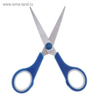 Ножницы канцелярские "Тропик", 13,5 см, пластиковые ручки, блистер, корпус МИКС