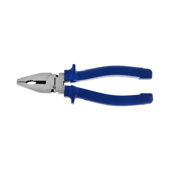 Плоскогубцы комбинированные ТУНДРА, CrV, шлифованные, пластиковые рукоятки, 180 мм Плоскогубцы комбинированные ТУНДРА, CrV, шлифованные, пластиковые рукоятки, 180 мм