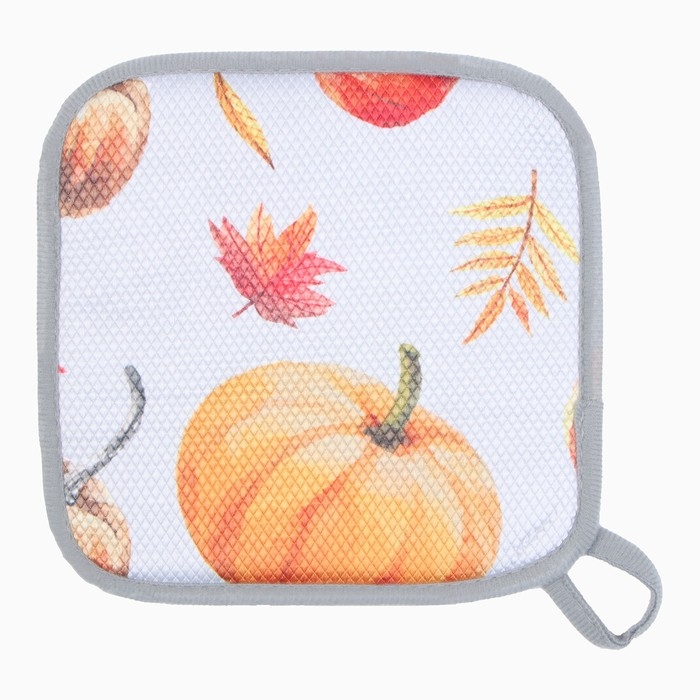 Прихватка Этель Тыквы 20*20 см, 100% п/э