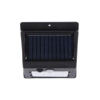 Садовый светильник на солнечной батарее с датчиком движения, накладной, 9.5 &times; 13 &times; 5 см, 30 LED, свечение белое