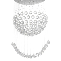 Светильник каскад "Аделисия" 7xLED хром 55х55х93см BayerLux