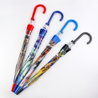 Зонт - трость полуавтоматический «Париж», 8 спиц, R = 41/60 см, D = 120 см, рисунок МИКС Зонт - трость полуавтоматический «Париж», 8 спиц, R = 41/60 см, D = 120 см, рисунок МИКС