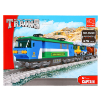 Конструктор &laquo;Грузовой электропоезд&raquo;, 573 детали