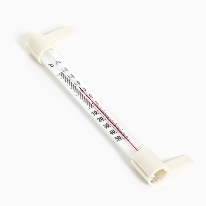 Термометр, градусник уличный, на окно, на гвоздике, от -50&deg;С до +50&deg;С, 20.5 х 6 см