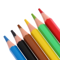 Карандаши 6 цветов ErichKrause "Jolly Friends" пластик, шестигранные, европодвес Карандаши 6 цветов ErichKrause "Jolly Friends" пластик, шестигранные, европодвес