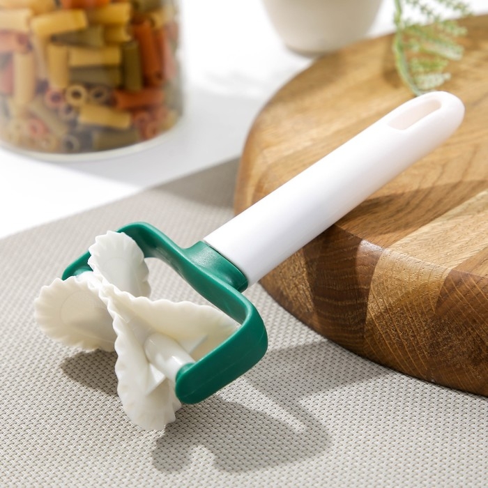 Валик для нарезки из теста KONFINETTA, 16,5&times;8&times;4 см, цвет белый