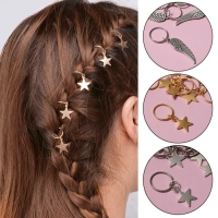 Пирсинг для волос «Звезда», 2,8 × 1,3 см, 10 шт, цвет серебристый Пирсинг для волос «Звезда», 2,8 × 1,3 см, 10 шт, цвет серебристый