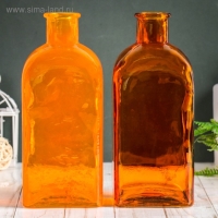 Ваза "Цитадель Штоф" оранжевый прозр. d=2.5см, H=22см. V=1.1л МИКС Ваза "Цитадель Штоф" оранжевый прозр. d=2.5см, H=22см. V=1.1л МИКС