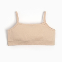 Топ для девочки MINAKU цвет бежевый, рост 128 см