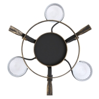 Подставка под садж кованная "Шелковый путь" с соусницами, 25 см Подставка под садж кованная "Шелковый путь" с соусницами, 25 см