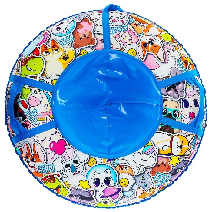 Тюбинг-ватрушка Winter Star &laquo;Стикер&raquo;, диаметр чехла 100 см