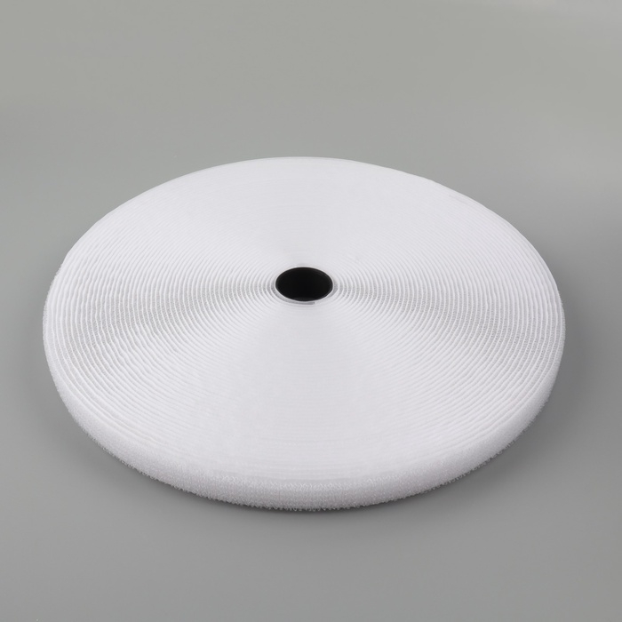 Липучка гибридная, 20 мм × 25 ± 1 м, цвет белый Липучка гибридная, 20 мм × 25 ± 1 м, цвет белый