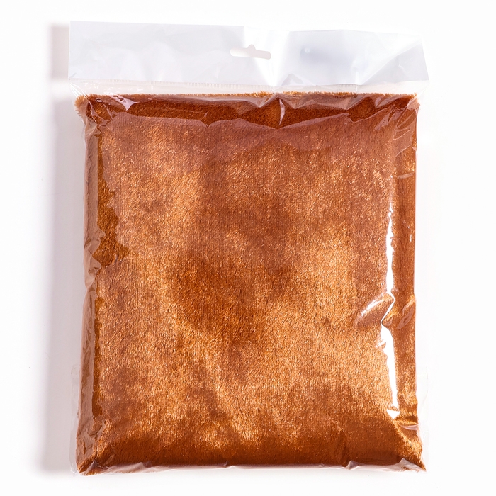 Лоскут для рукоделия, цвет светло-коричневый, мех на трикотажной основе, 100 &times; 150 см