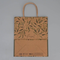 Пакет подарочный крафтовый, упаковка, &laquo;Подарок&raquo;, ML 23 х 27 х 11.5 см