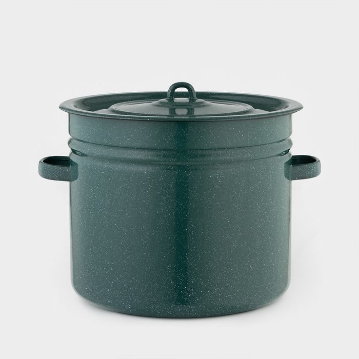 Бак эмалированный, 20 л, цвет зелёный Бак эмалированный, 20 л, цвет зелёный