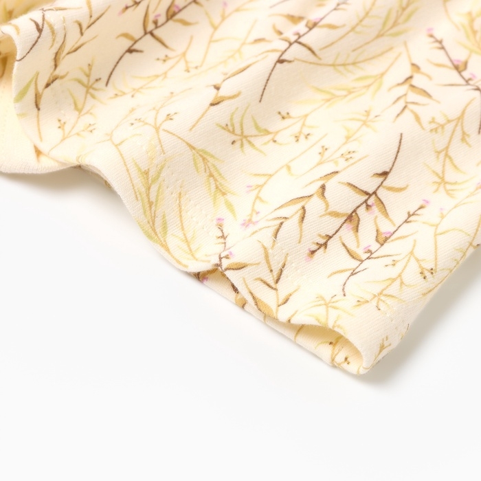 Боди-платье с шапочкой детское MINAKU "Nature", цвет бежевый, рост 74-80 см