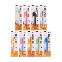 Нож канцелярский, лезвие 4 мм, (форма скальпель) корпус пластик/металл, 12 сменных лезвий, корпус МИКС Нож канцелярский, лезвие 4 мм, (форма скальпель) корпус пластик/металл, 12 сменных лезвий, корпус МИКС