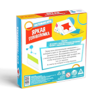 Настольная логическая игра «Яркая головоломка», 18 фигур, 7+ Настольная логическая игра «Яркая головоломка», 18 фигур, 7+