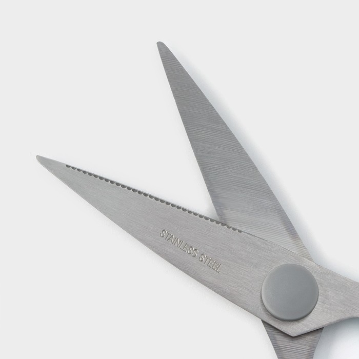 Ножницы кухонные Доляна «Эльба», 22 см, цвет голубой Ножницы кухонные Доляна «Эльба», 22 см, цвет голубой