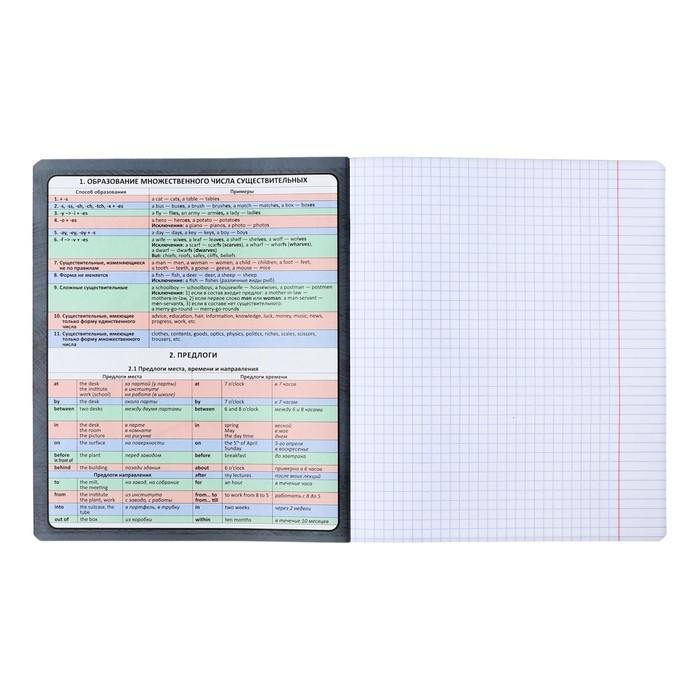 Тетрадь предметная АНГЛИЙСКИЙ ЯЗЫК, 48 листов в клетку, ErichKrause Тетрадь предметная АНГЛИЙСКИЙ ЯЗЫК, 48 листов в клетку, ErichKrause "Чубрик", пластиковая обложка, шелкография, блок офсет 100% белизна, инфо-блок