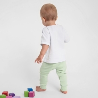 Футболка детская MINAKU: Basic Line BABY, цвет белый, рост 68-74 Футболка детская MINAKU: Basic Line BABY, цвет белый, рост 68-74