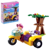 Конструктор Розовая Мечта &laquo;Пляжный мотоцикл&raquo;, 67 деталей