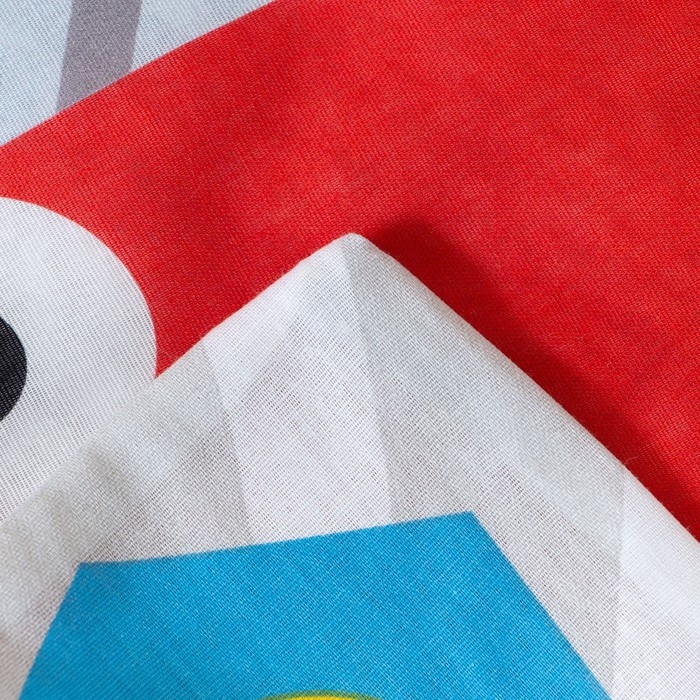 Постельное бельё Синий трактор «Стройка» 112х147 см, 60х120+20 см, 40х60 см, 100% хлопок, бязь 125 г/м2 Постельное бельё Синий трактор «Стройка» 112х147 см, 60х120+20 см, 40х60 см, 100% хлопок, бязь 125 г/м2