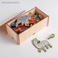 Головоломка деревянная «Чей хвост» Головоломка деревянная «Чей хвост»