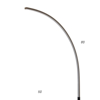 Торшер 19039/1 LED черно-белый 70х30х165 см