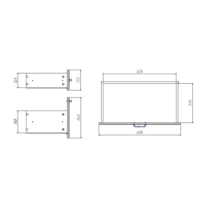 Комод Ливерпуль, 1400х414х783, Белый/Ясень ваниль