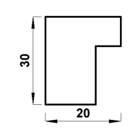 Фоторамка пластик "МИРАМ" 40х50 см, 650077-16 (пластиковый экран)