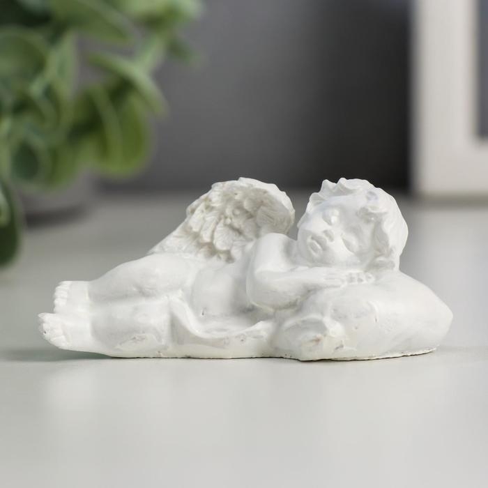 Сувенир полистоун Сувенир полистоун "Ангелочек спящий с сердечком" МИКС 2,5х6,5х3 см