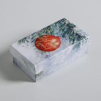 Набор подарочных коробок 10 в 1 &laquo;Акварельный&raquo;, 12 х 7 х 4 - 32.5 х 20 х 12.5 см, Новый год