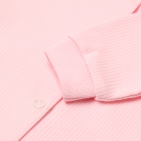 Комбинезон детский с закрытыми ножками, цвет розовый, рост 62 Комбинезон детский с закрытыми ножками, цвет розовый, рост 62