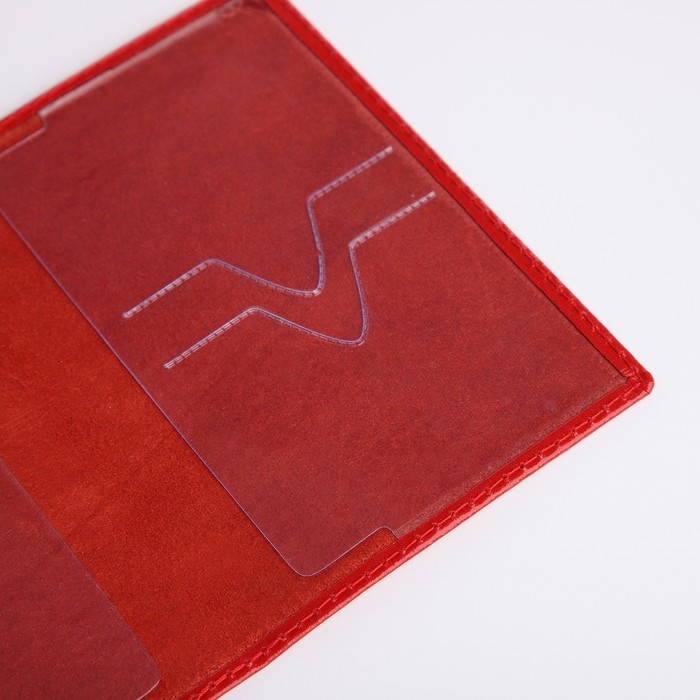 Обложка для паспорта, цвет красный Обложка для паспорта, цвет красный