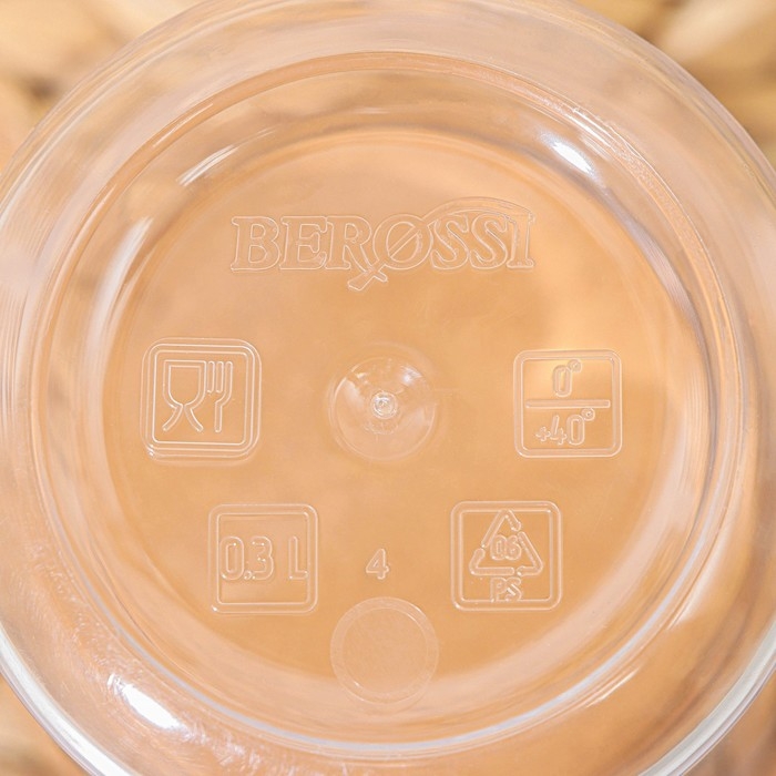 Баночка Korely 300 мл, d=8 см, h=10,2 см, цвет прозрачный