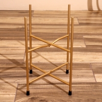 Кашпо на подставке "Космик" металл (набор 2 шт), диаметр 30 и 25 см Кашпо на подставке "Космик" металл (набор 2 шт), диаметр 30 и 25 см