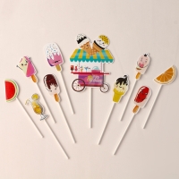 Набор топперов «Сладкая вечеринка», набор 10 шт. Набор топперов «Сладкая вечеринка», набор 10 шт.