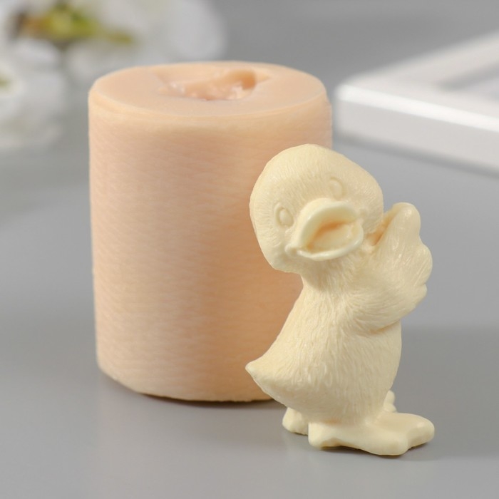 Молд силикон Молд силикон "Утенок" 3,5х3,2х5,2 см МИКС