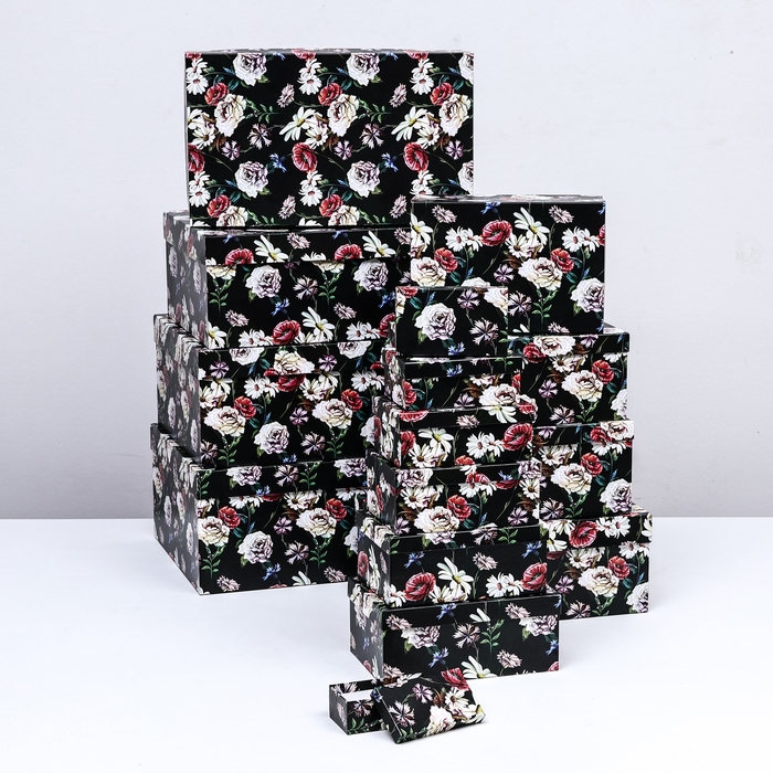 Набор коробок 15 в 1 Набор коробок 15 в 1 "Летний вечер", 46,6 х 33 х 18 - 12 х 6,5 х 4 см