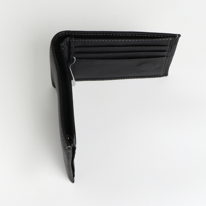 Зажим для купюр, отделение для сим-карт, цвет чёрный