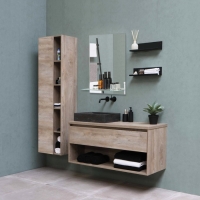 Зеркало в ванную комнату с полкой, прямоугольное, 35×50 см Зеркало в ванную комнату с полкой, прямоугольное, 35×50 см