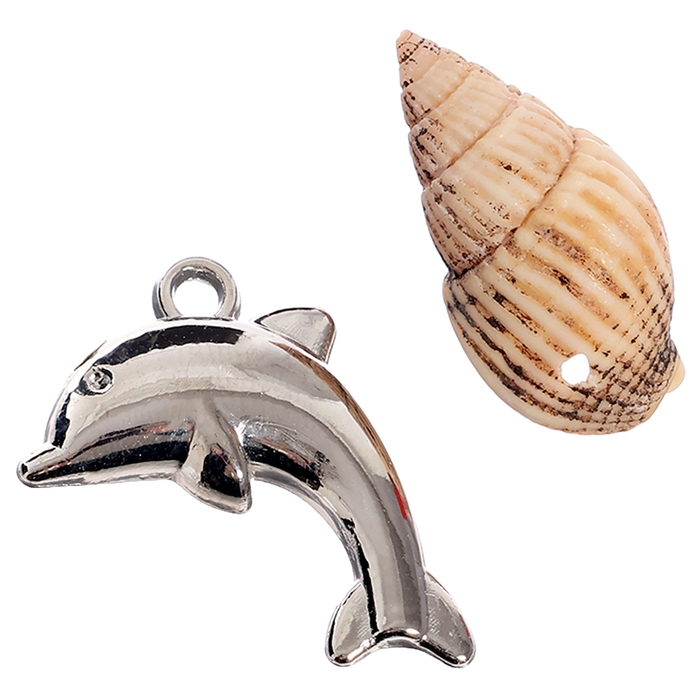 Набор для творчества &laquo;Создай украшение: Русалочка&raquo;, 12 видов бусин, 5 шармов