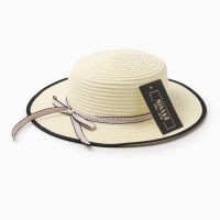 Шляпа для девочки MINAKU "Леди", размер 52-54, цвет экрю Шляпа для девочки MINAKU "Леди", размер 52-54, цвет экрю