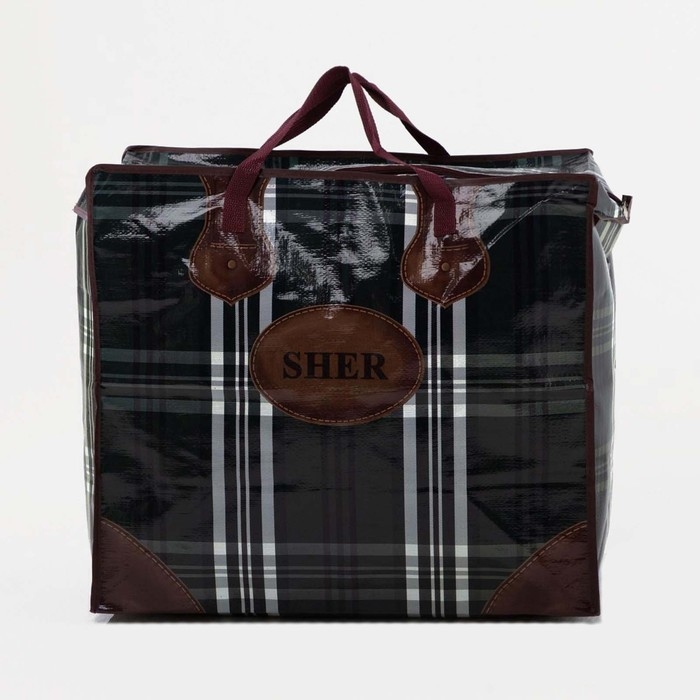 Сумка хозяйственная на молнии, 73 л, цвет чёрный Сумка хозяйственная на молнии, 73 л, цвет чёрный